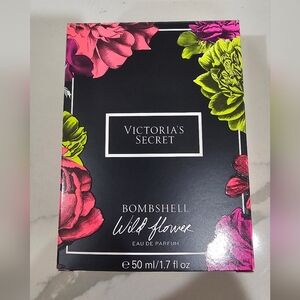 Victoria's Secret Bombshell Wild Flower Perfume Box - Pink and Green Floral- New